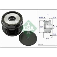 Schaeffler INA 535 0272 10 Generatorfreilauf
