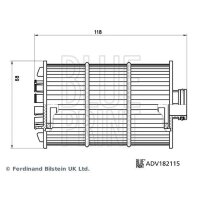 BLUE PRINT ADV182115 Ölfilter