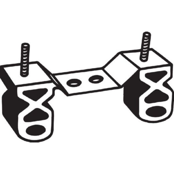 BOSAL 255-192 Halter, Abgasanlage