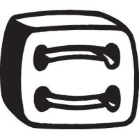 BOSAL 255-522 Halter, Abgasanlage