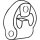 BOSAL 255-812 Halter, Abgasanlage