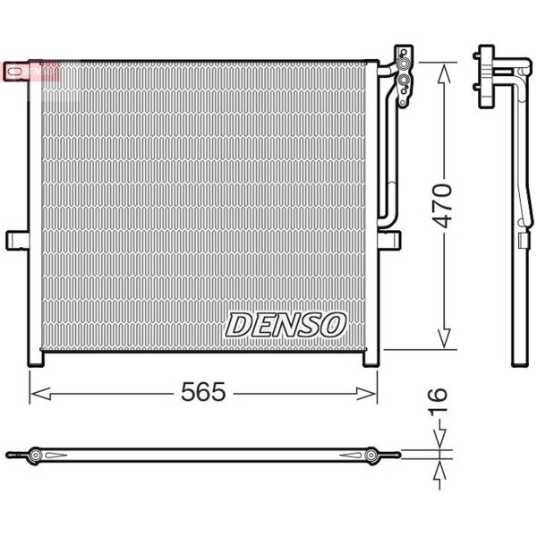 DENSO DCN05001 Kondensator, Klimaanlage