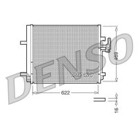 DENSO DCN10016 Kondensator, Klimaanlage
