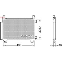 DENSO DCN50028 Kondensator, Klimaanlage