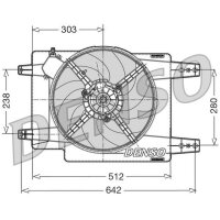DENSO DER01011 Lüfter, Motorkühlung
