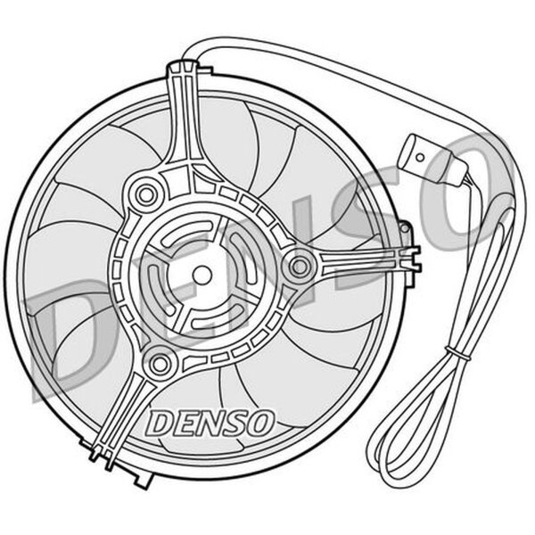 DENSO DER02001 Lüfter, Motorkühlung