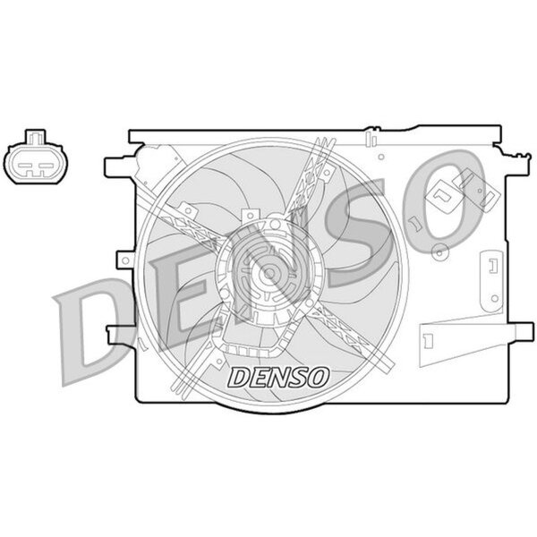 DENSO DER09053 Lüfter, Motorkühlung
