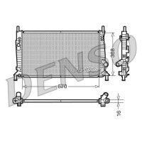 DENSO DRM10075 Kühler, Motorkühlung