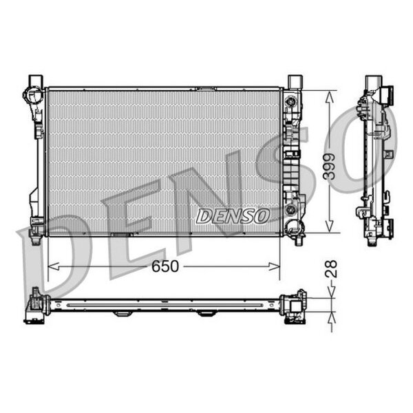 DENSO DRM17079 Kühler, Motorkühlung