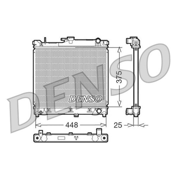 DENSO DRM47014 Kühler, Motorkühlung