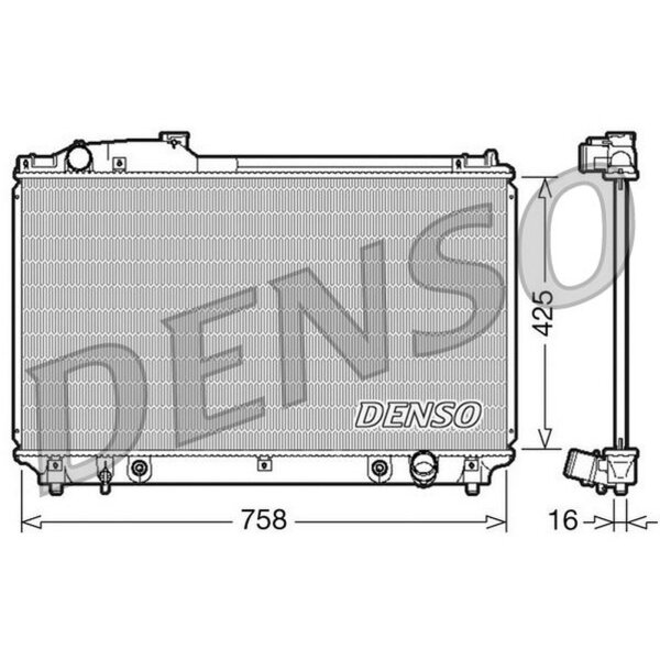 DENSO DRM51003 Kühler, Motorkühlung