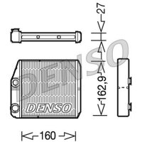 DENSO DRR09035 Wärmetauscher, Innenraumheizung