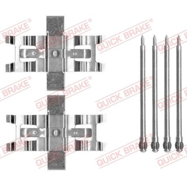 QUICK BRAKE 109-1805 Zubehörsatz, Scheibenbremsbelag