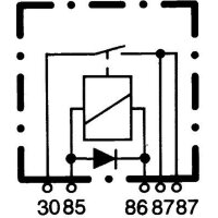 HELLA 4RA 933 791-091 Relais, Arbeitsstrom
