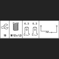 HELLA 6DF 007 361-001 Bremslichtschalter