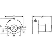 HELLA 6AJ 001 751-021 Schalter, Hauptlicht