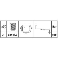 HELLA 6ZL 003 259-401 Öldruckschalter