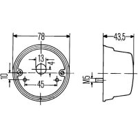 HELLA 2SB 001 259-261 Heckleuchte