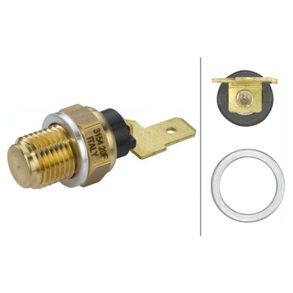 HELLA 6PT 009 107-691 Sensor, Öltemperatur