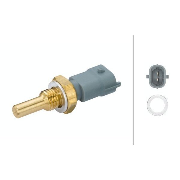 HELLA 6PT 009 107-611 Sensor, Öltemperatur