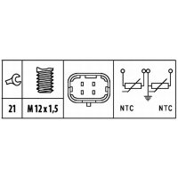 HELLA 6PT 009 309-581 Sensor, Kühlmitteltemperatur