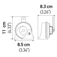 HELLA 3FH 007 424-801 Fanfare
