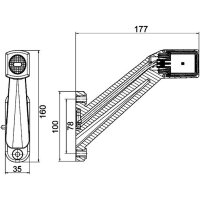HELLA 2XS 011 744-017 Umrissleuchte