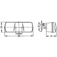 HELLA 2SD 001 680-281 Heckleuchte