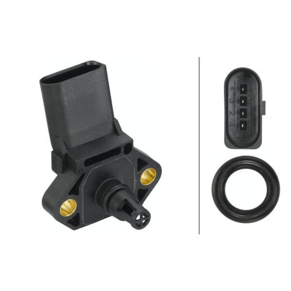 HELLA 6PP 009 400-551 Sensor, Ladedruck