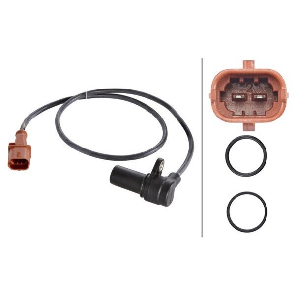 HELLA 6PU 009 146-631 Impulsgeber, Kurbelwelle