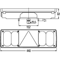 HELLA 2VP 340 450-021 Heckleuchte