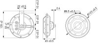 HELLA 3AG 003 399-801 Horn