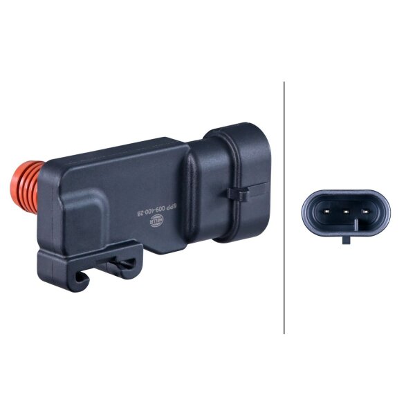 HELLA 6PP 009 400-281 Sensor, Ladedruck