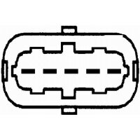 HELLA 8ET 009 142-981 Luftmassenmesser