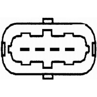 HELLA 8ET 009 149-221 Luftmassenmesser