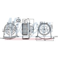 NISSENS 87038 Innenraumgebläse