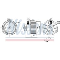 NISSENS 87163 Innenraumgebläse