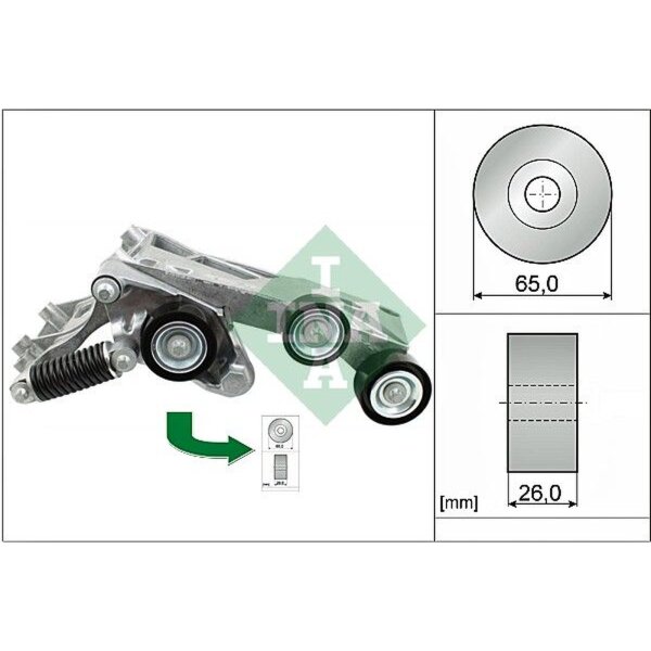 Schaeffler INA 534 0446 10 Riemenspanner, Keilrippenriemen