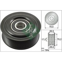 Schaeffler INA 532 0609 10 Umlenk-/Führungsrolle,...