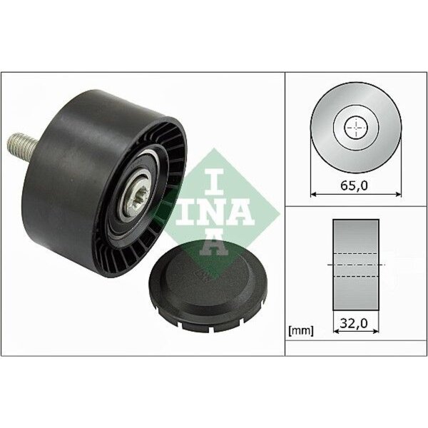 Schaeffler INA 532 0660 10 Umlenk-/Führungsrolle, Keilrippenriemen