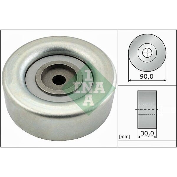 Schaeffler INA 532 0693 10 Umlenk-/Führungsrolle, Keilrippenriemen