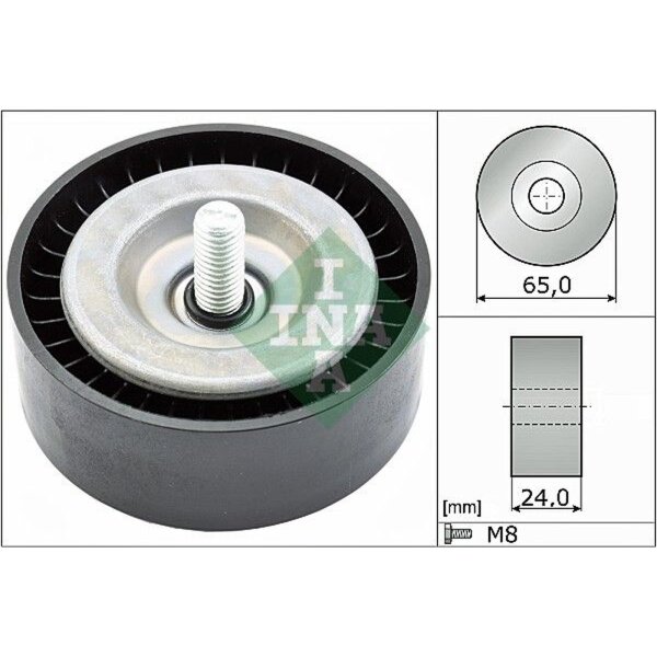 Schaeffler INA 532 0782 10 Umlenk-/Führungsrolle, Keilrippenriemen