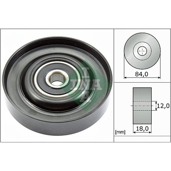 Schaeffler INA 532 0785 10 Umlenk-/Führungsrolle, Keilrippenriemen
