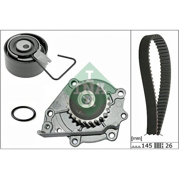 Schaeffler INA 530 0376 30 Wasserpumpe + Zahnriemensatz