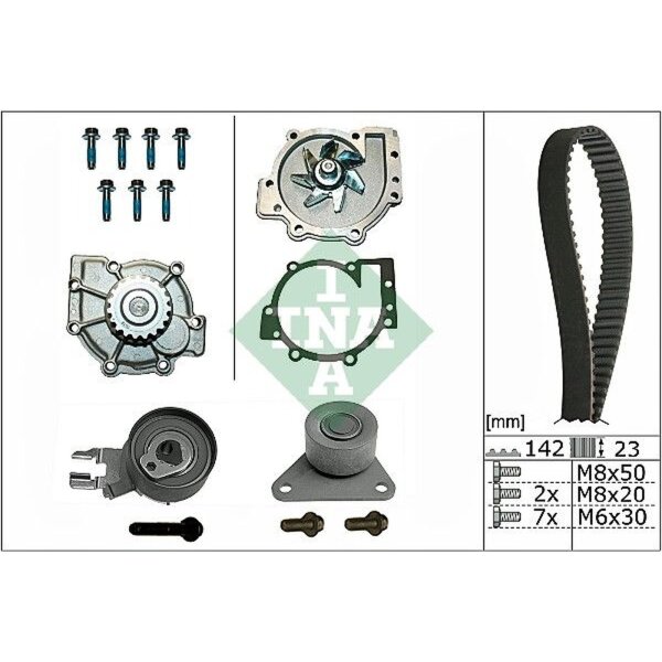 Schaeffler INA 530 0467 30 Wasserpumpe + Zahnriemensatz