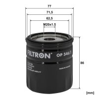 FILTRON OP 546/2 Ölfilter