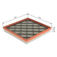 BOSCH F 026 400 351 Luftfilter