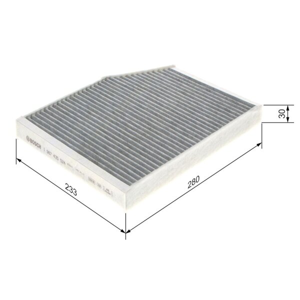 BOSCH 1 987 435 524 Filter, Innenraumluft