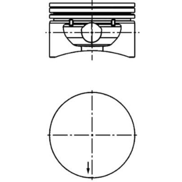 KOLBENSCHMIDT 40380600 Kolben