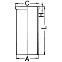 KOLBENSCHMIDT 89866190 Zylinderlaufbuchse